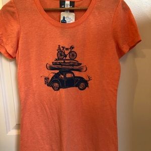 mi cost brand new orange women’s T-shirt